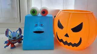 ASMR Hungry blue face eat food 9 🎭🍫🍭🍬🎃 letsplay satisfying trending [upl. by Blancha]