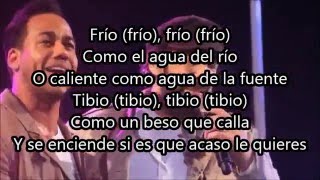 Juan Luis Guerra ft Romeo Santos  Frío Frío  letra [upl. by Nashner]