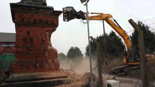 UDCS LTD  Chimney Demolition Lincoln 2012 [upl. by Gow]