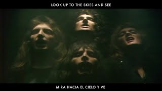 Queen  Bohemian Rhapsody Lyrics In Spanish amp English  Letras en Inglés y en Español [upl. by Flanna717]