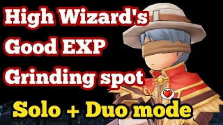 Ragnarok Mobile High Wizard Grinding Spot lvl 80 Duo with FS [upl. by Tezile70]