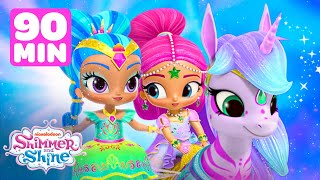 Shimmer and Shines Most Magical Wishes ✨w Leah  90 Minute Compilation  Shimmer and Shine [upl. by Nedarb]