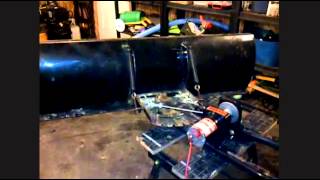 Cheap Power Angle ATV Plow System [upl. by Vardon]