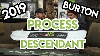 2019 Burton Process vs Descendant Snowboard [upl. by Weider581]