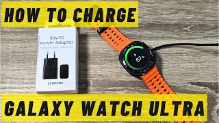 How to Charge Samsung Galaxy Watch 7 Ultra [upl. by Ahsitram]