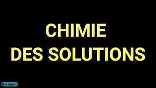 COURS CHIMIE DES SOLUTIONS  Réactions de Complexation quotpartie 1quot [upl. by Shere]