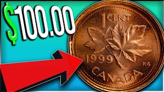 quotRare 1999 Penny Errorquot  Rare amp Valuable Canadian Pennies You Can Find [upl. by Greer]