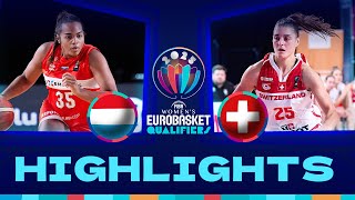 Luxembourg v Switzerland  Full Game Highlights  FIBA EuroBasketWomen 2025 Qualifiers [upl. by Berenice]