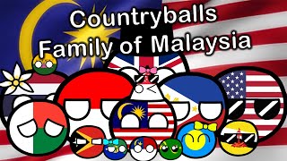 Countryballs  Family of Malaysia [upl. by Ominorej264]