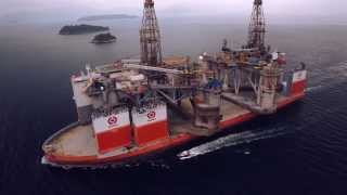 Transport of two semisubmersible drilling rigs [upl. by Barimah]