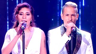 quotAleluyaquot fue la canción elegida por Rocío Quiroz y Rodrigo Tapari para cantar en la semifinal [upl. by Binah]