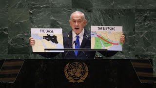 « Si vous nous frappez nous vous frapperons »  devant l’ONU Netanyahou menace l’Iran et promet de [upl. by Serle]