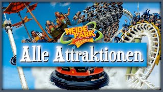 Alle Attraktionen des Heide Park Resorts 2022 [upl. by Sac]