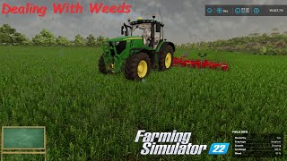 How To Deal With Weeds  Farming Simulator 22 [upl. by Guadalupe45]