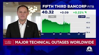 Fifth Third Bank CEO on global technical outages [upl. by Salsbury216]