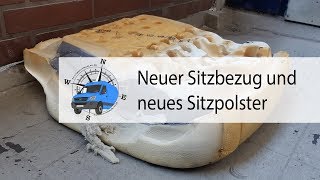 Neues Polster 💯 Sitzpolster und Sitz neu beziehen Sitzbezug und Sitzpolster für Autositze [upl. by Atsirak254]