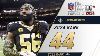 44 Demario Davis OLB Saints  Top 100 Players of 2024 [upl. by Bryana]