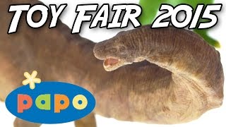 Papo® Apatosaurus amp Tupuxuara at Toy Fair 2015 UK [upl. by Llerut]