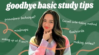 OVERRATED STUDY TIPS to leave in 2021 and their REPLACEMENTS 😗 [upl. by Bamby663]