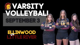 HHS Varsity Volleyball  Ellinwood vs Little River [upl. by Popele]