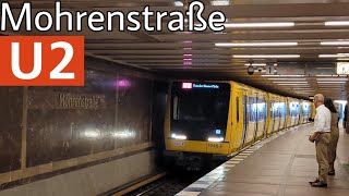 UBahn Berlin  Mohrenstraße  U2 [upl. by Kristoforo668]