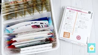 PLANNER STICKER ORGANIZATION  HOW I STORE STICKERS [upl. by Fredia]