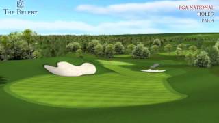 PGA National  Hole 7 Flyover [upl. by Fabria]