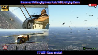 Enormous WW1 dogfight over Paris 1917 IL2 Flying Circus 117 WW1 Plane combat [upl. by Arreip]