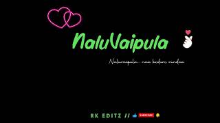 Evvare nuvvu nannu kadipavu telugu 💞 love song whatsapp status black screen lyrics  Raju bhai [upl. by Anotyal]