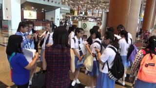 Math Trail  Changi Airport T3  St Anthonys Canossian Secondary School [upl. by Donoho]