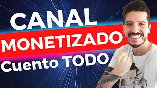 🤑💰Canal MONETIZADO PASO a PASO de Cuánto Tiempo Demora y Cómo Activar la Monetización en YouTube [upl. by Blatman383]