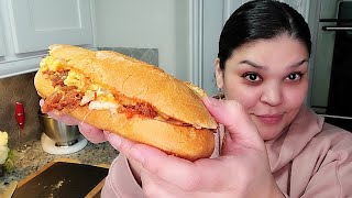 BREAKFAST TORTA  Food Vlogmas Day 7  Simply Mama Cooks [upl. by Sum]