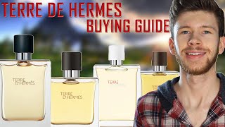 TERRE DE HERMES EDT VS PARFUM VS EAU TRES FRAICHE VS EAU INTENSE VETIVER  TDH BUYING GUIDE [upl. by Fabian]