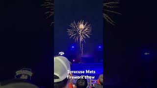 Syracuse mets firework show ￼ [upl. by Akyssej]