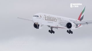 Emirates Boeing 777300ER Real Madrid livery [upl. by Barbabra441]