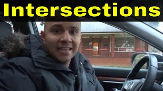 Driving Through IntersectionsBeginner Driving Lesson [upl. by Adnih309]