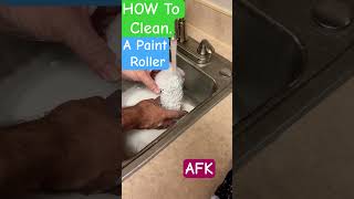 How to clean a paint roller AFK [upl. by Constance]