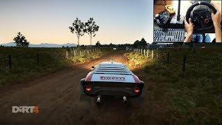 Lancia Stratos Dirt 4 logitech g29  shifter gameplay [upl. by Grani]