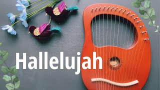 Hallelujah  Leonard Cohen  LYRE Harp Cover amp Tutorial [upl. by Enorej890]