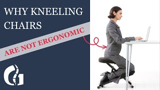 Ergonomic Kneeling Chair Review  Is Hollowing Your Back A Safe Way To Stop Slouching [upl. by Milore]