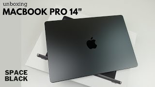 Unboxing MacBook Pro 14quot M3 Pro Space Black  ASMR [upl. by Roxanne]