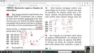 COSEAC UFF  MATEMÁTICA Q11 GCM MARICÁ 2019 [upl. by Anotyal225]