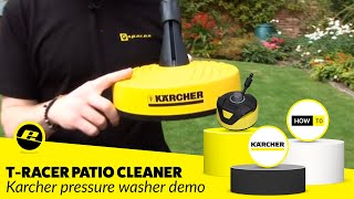 Pressure Washer Surface Cleaner Demo  What Does a Karcher TRacer Do [upl. by Eninahs47]