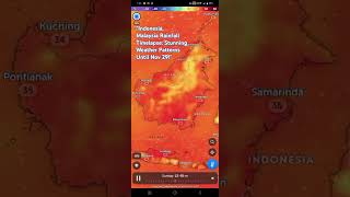 quotIndonesiaMalaysia Rainfall Timelapse rainforecast malaysia indonesia shorts viralvideo [upl. by Alisan537]