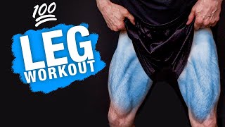 The 💯 Leg Workout MOST EFFECTIVE [upl. by Forkey21]