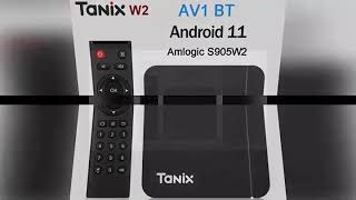 ✔️Original Tanix W2 Android 11 TV Box Amlogic S905W2 2G16G AV1 BT TVBO [upl. by Wareing]