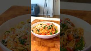 Easy OneTray Baked Orzo Recipe with Roasted Cherry Tomatoes  Creamy amp Flavorful Vegan Dish [upl. by Yvonner444]