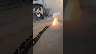 fireworks diwali fireworks amritsar jindgirahisebashavenaamni streetfood [upl. by Kalk513]