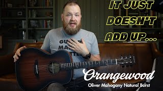 This is the best guitar under 500the orangewoodguitars Oliver Natural Burst [upl. by Honniball674]