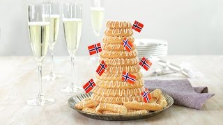 Coop Kransekake  Almond Ring Cake Wreath Cake [upl. by Haig]